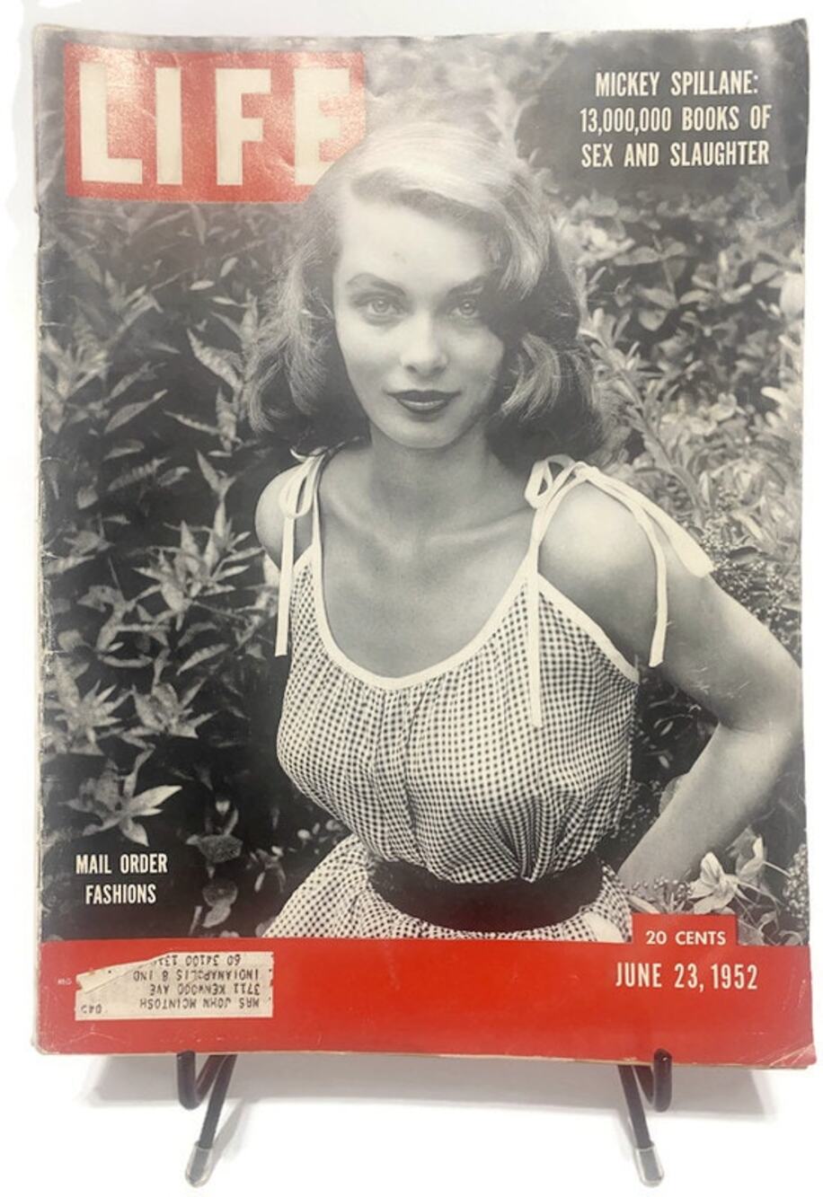 LIFE Magazine June 23, 1952 Vintage Mail Order Fashions Mickey Spillane Profile